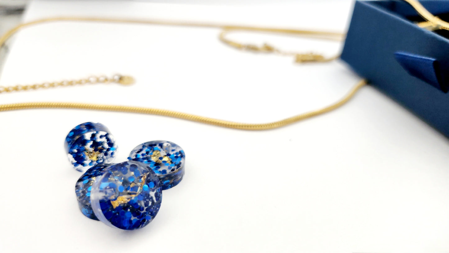 Collier Cœur AZUR Duo