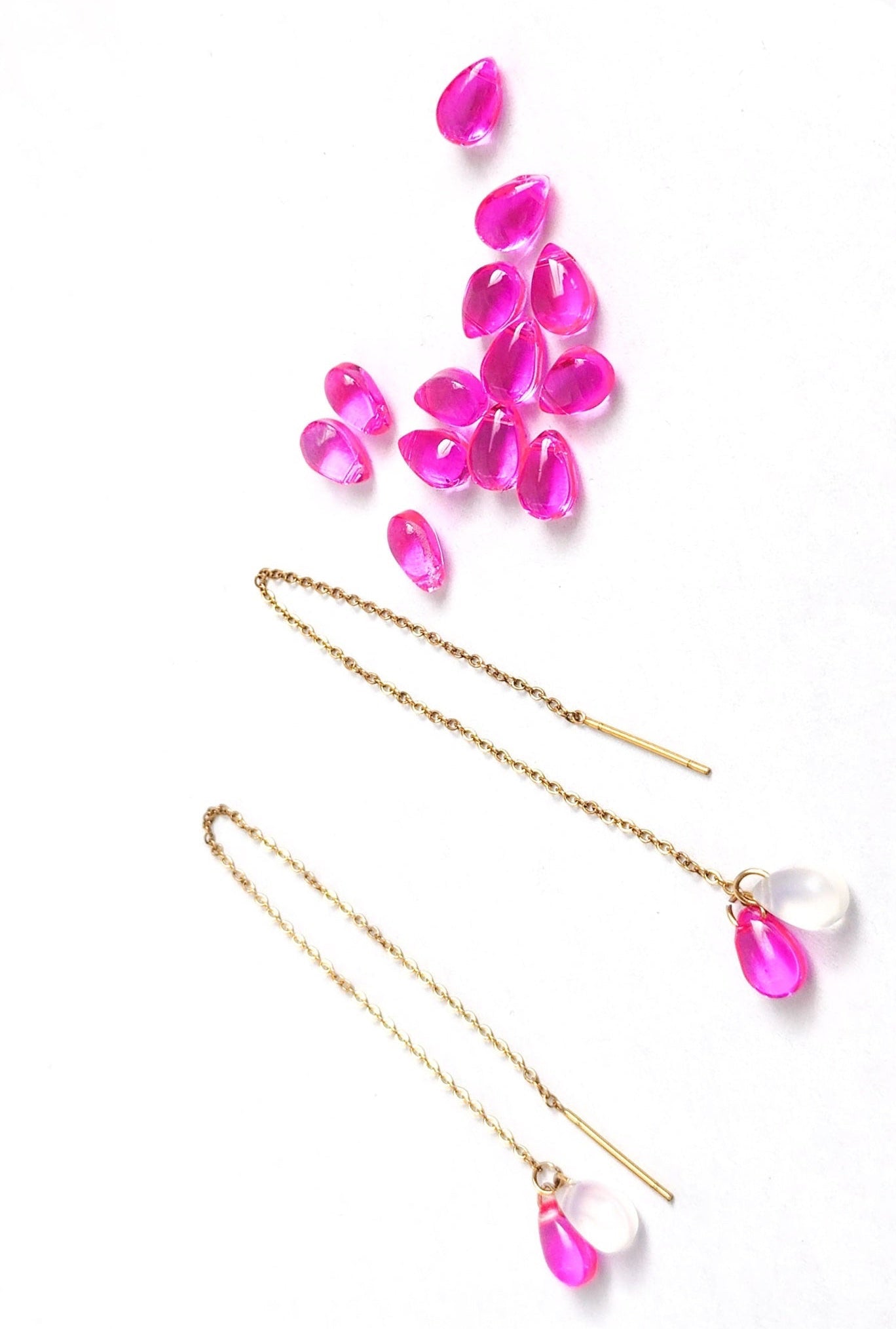 boucle-oreille-pendante-rose
