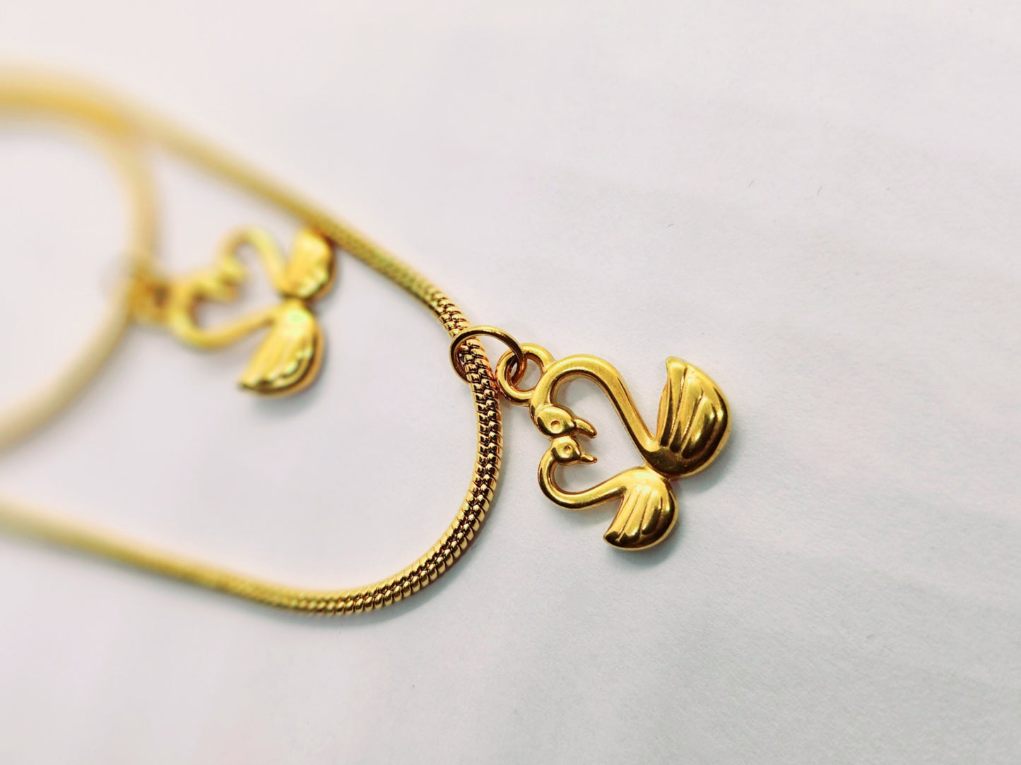 collier mere fille dore