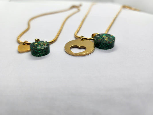 Collier Cœur FORET Duo