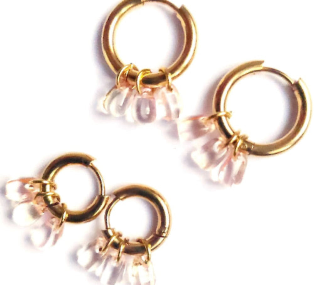 Boucles d’oreilles assorties acier inoxydable