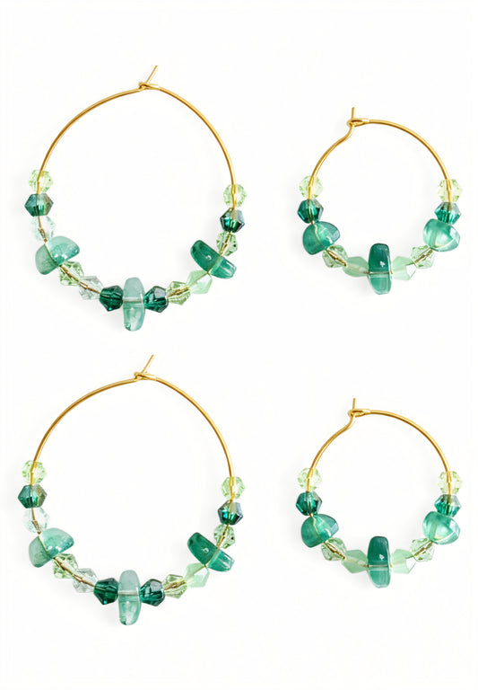 Boucle oreille maman fille 