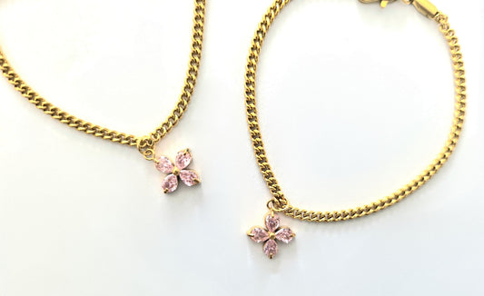 Bracelet fleur Meilleures Amies