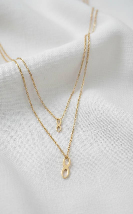Collier infini couple deux tailles 