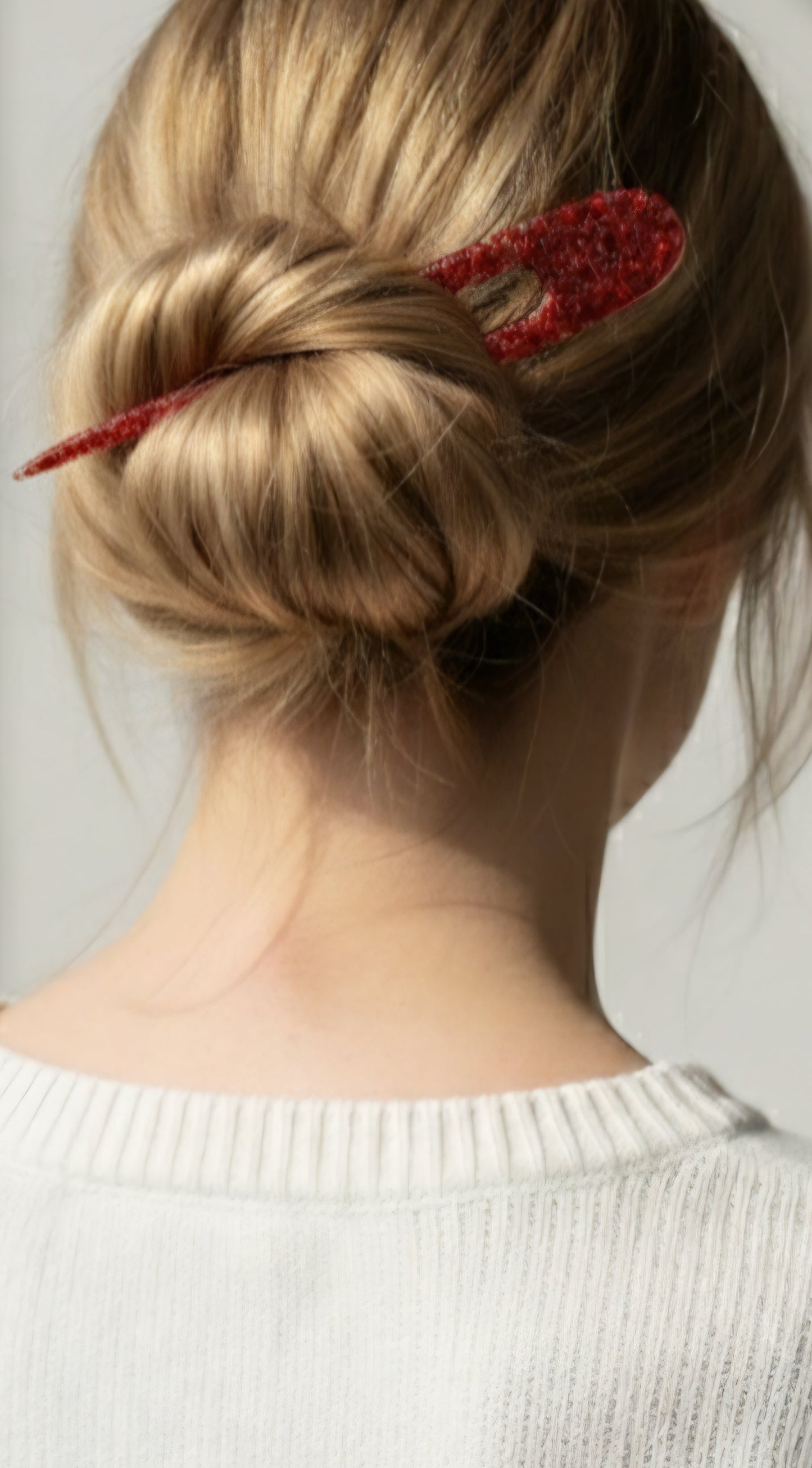 Pince cheveux Noel Rouge