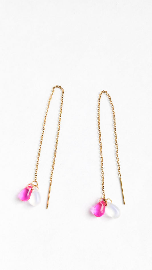 boucle-oreille-pendante-rose-2
