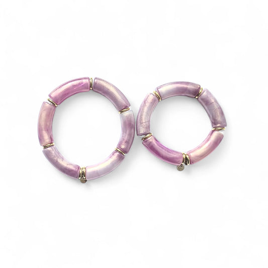 bracelet mère fille rose