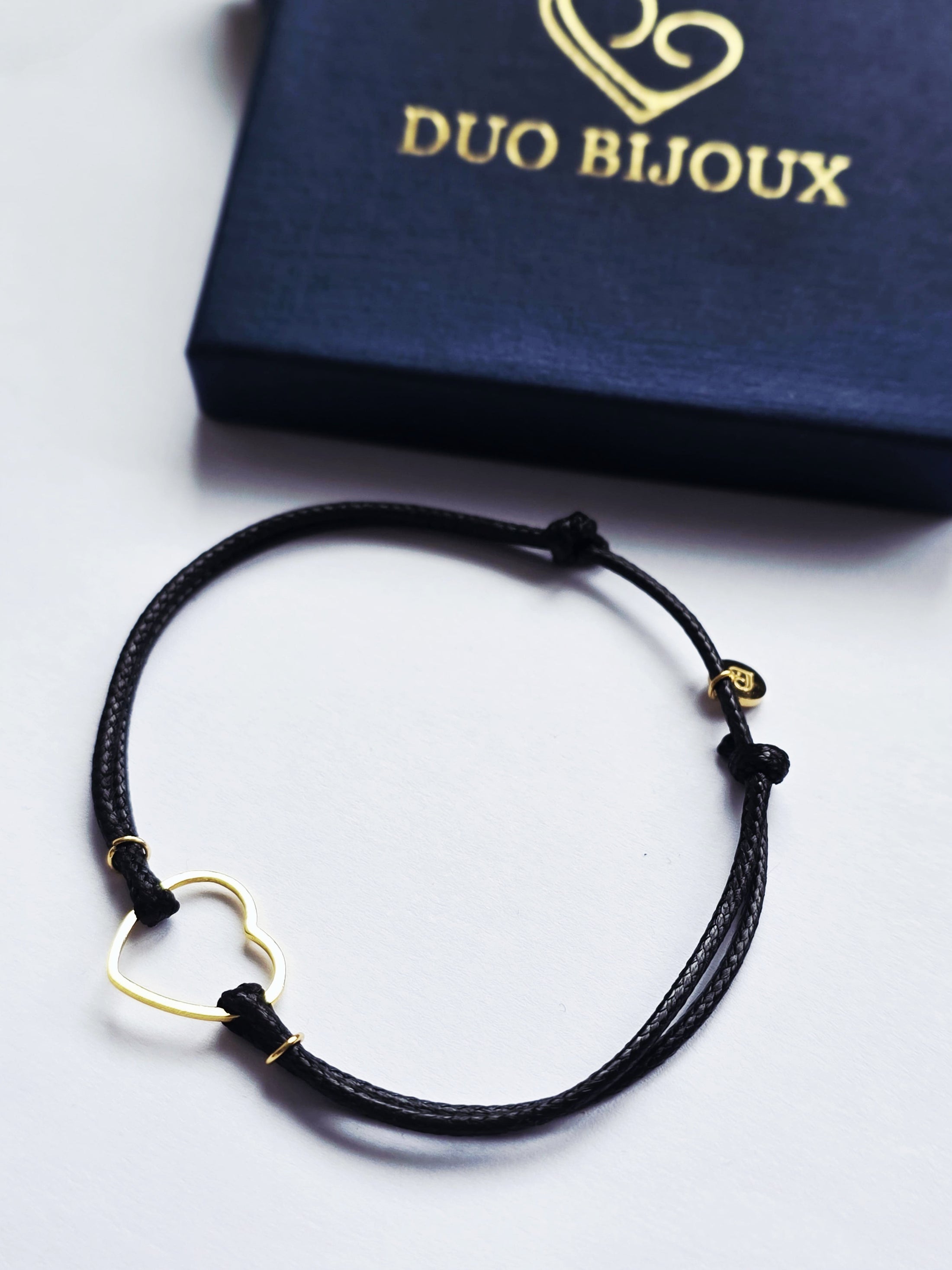 Bracelet duo mère fille cordon ajustable – Duo Bijoux