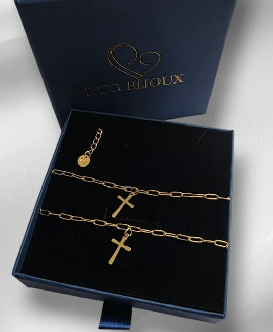 bracelet homme croix