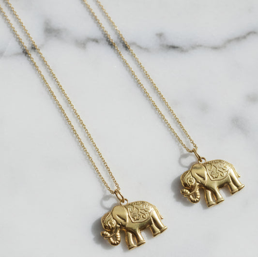 collier éléphant