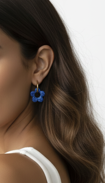 créoles mère fille noel bleu