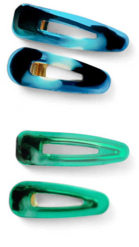 Mère & Fille Barrettes - marbré