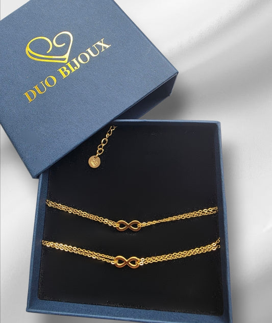 Bracelet Maman Fille infini